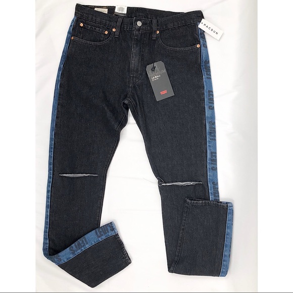 Levis Lo Ball Stacked Jeans with Side Stripe - Picture 4 of 8